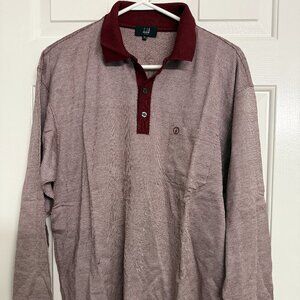 Dunhill XL long sleeve polo shirt